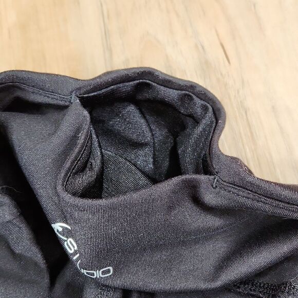 💜Studio by Capezio Black & Pink High Waist Anastasia Stirrup Pants Small - Picture 9 of 12